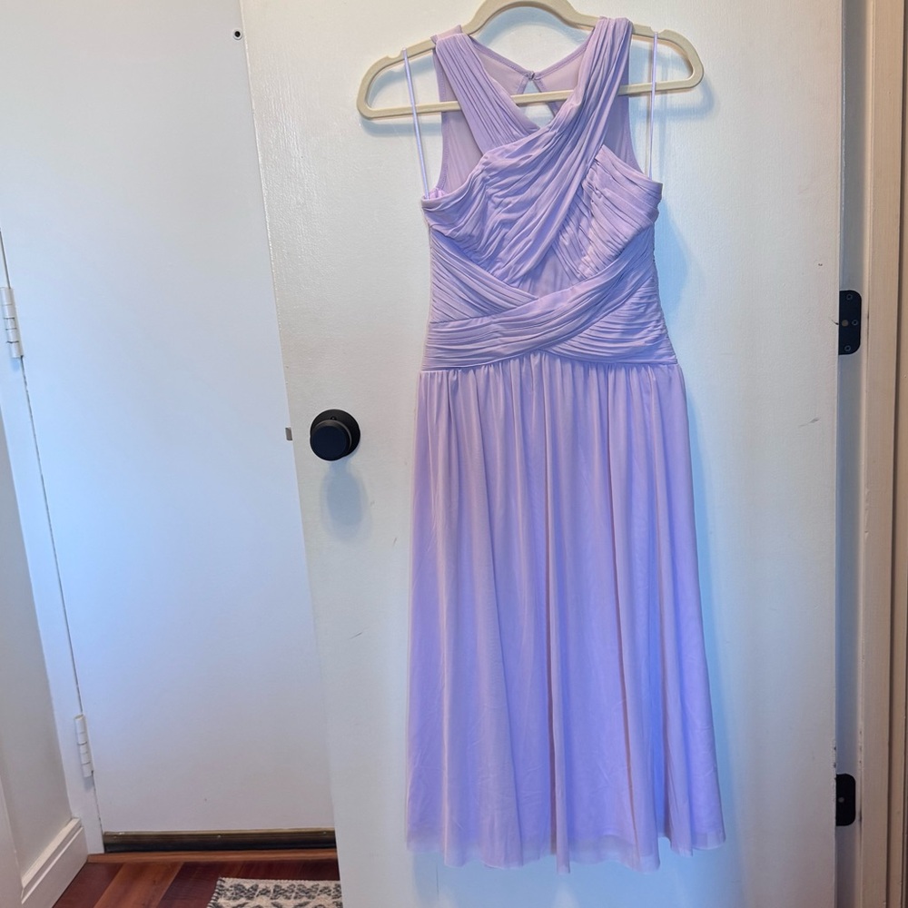 NEW NWT LITTLE MISTRESS LILAC MIDI DRESS SIZE 2